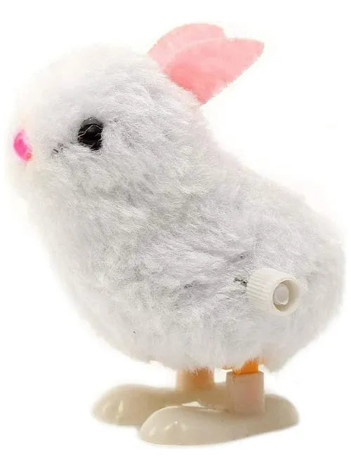 Conejo Saltarín A Cuerda Salta Camina 8 Cm Blanco