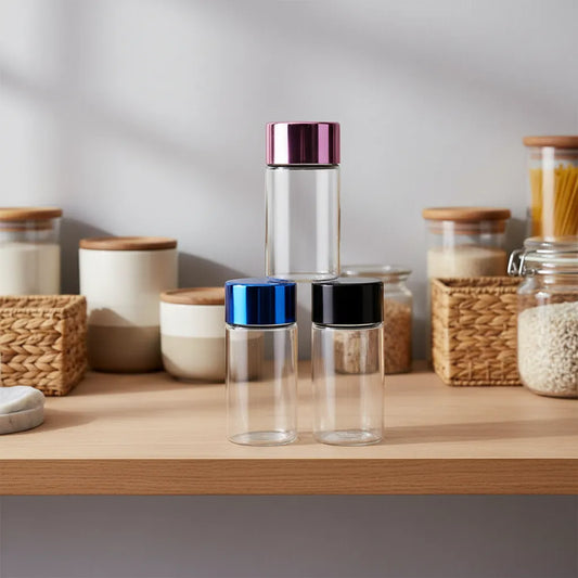 Frascos Plásticos Souvenirs 5cm Con Tapa Rosca X3