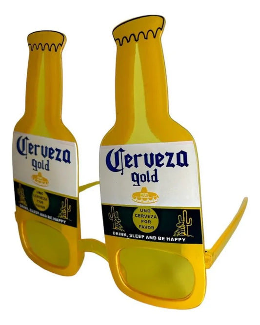 Lentes De Cerveza Corona Disfraz Cotillón
