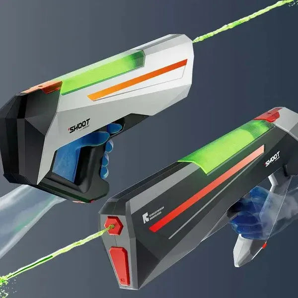 Pistola De Agua Cyberpunk Brilla En Oscuridad Usb