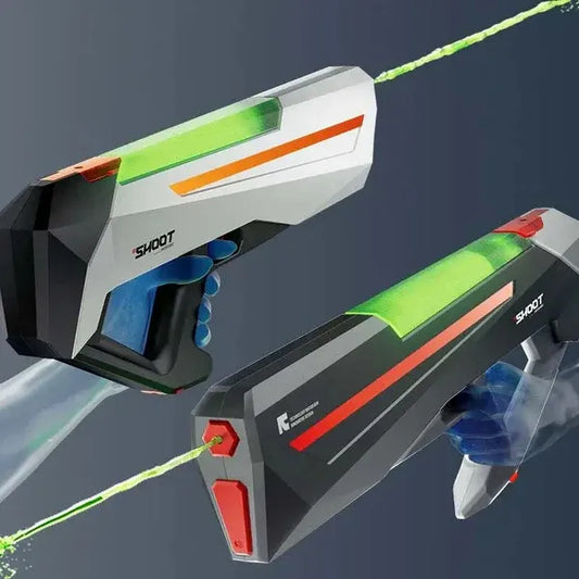 Pistola De Agua Cyberpunk Brilla En Oscuridad Usb