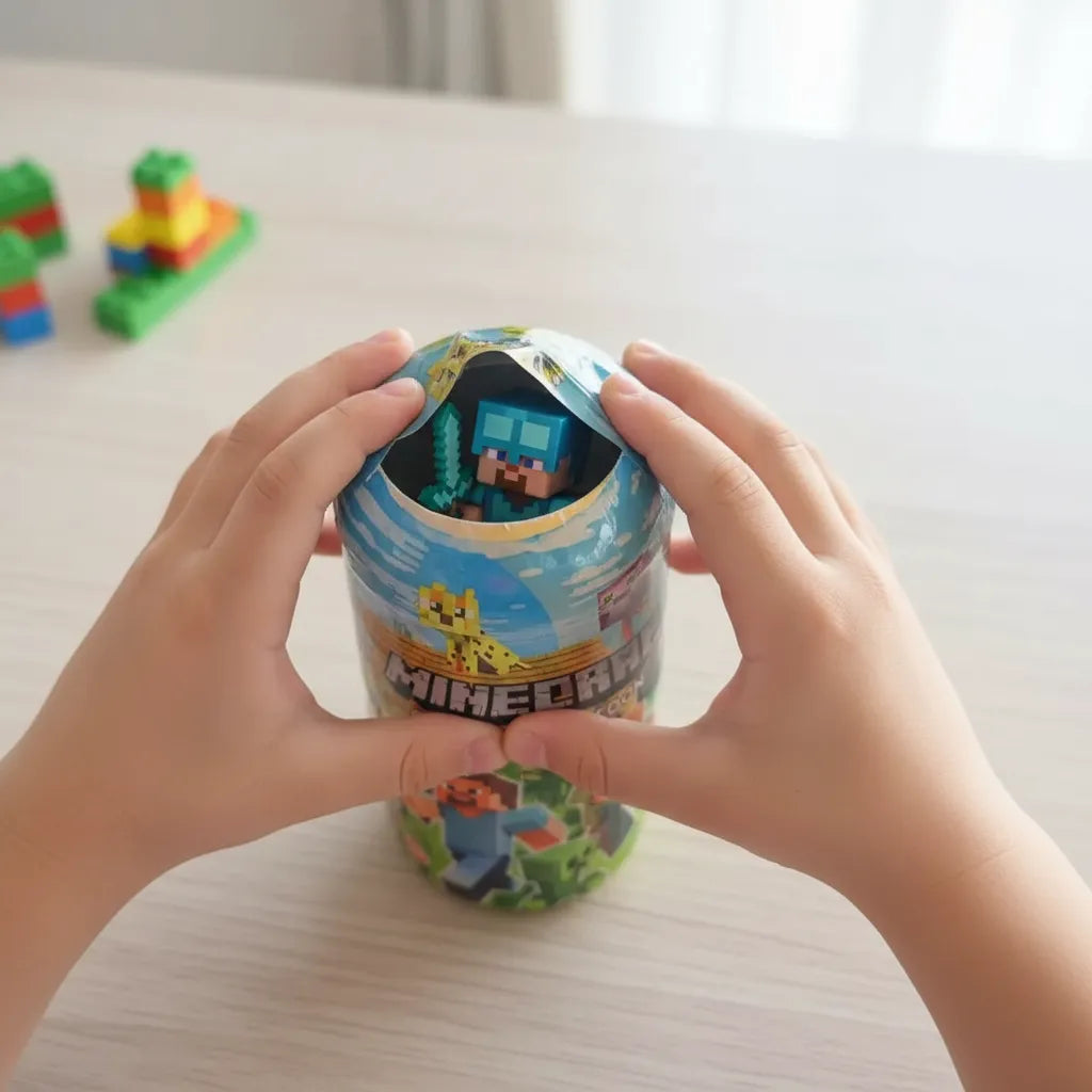 Capsula Con Figura Sopresa Minecraft Coleccionable