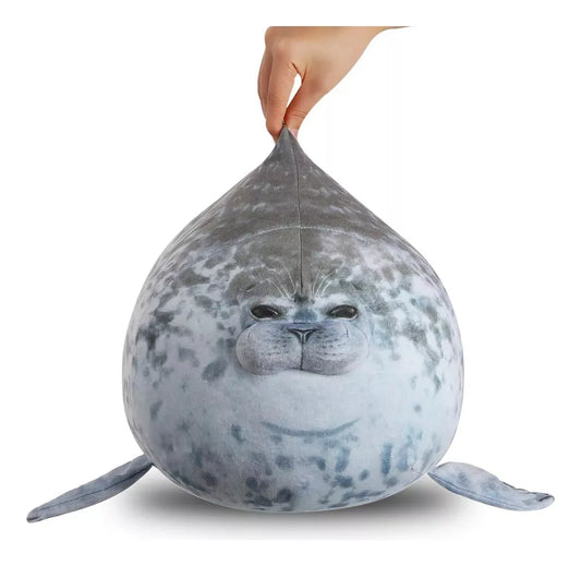 Almohadon De Peluche Foca Tendencia Tiktok 30cm
