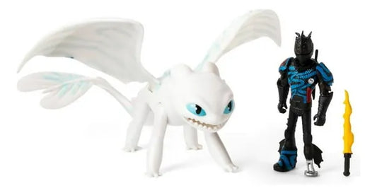 Muñeco Y Dragon Como Entrenar A Tu Dragon Furia luminosa