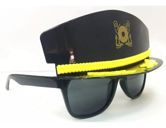 Lentes De Capitán Cotillón Fiestas Disfraz
