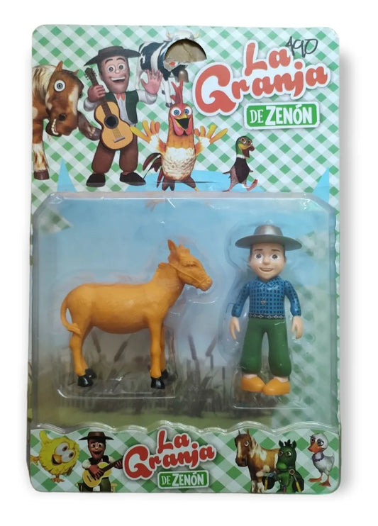 Muñecos La Granja Zenon Sobrino Y Percheron