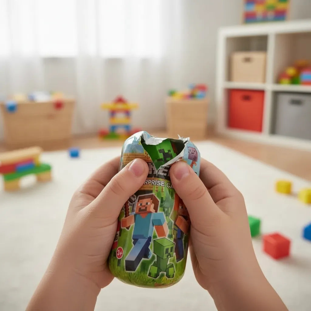 Capsula Con Figura Sopresa Minecraft Coleccionable