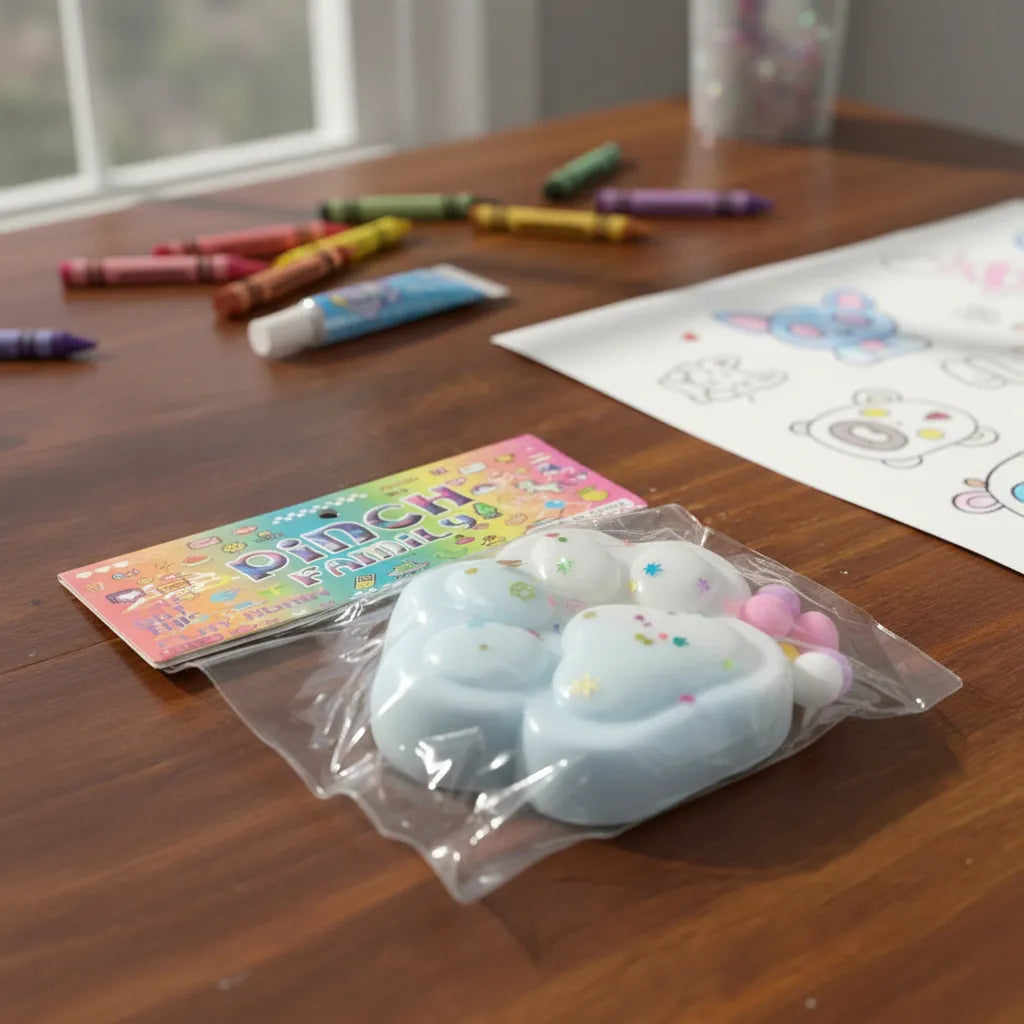 Squishy Huella Patita Perro Gato Antiestres X1 12cm