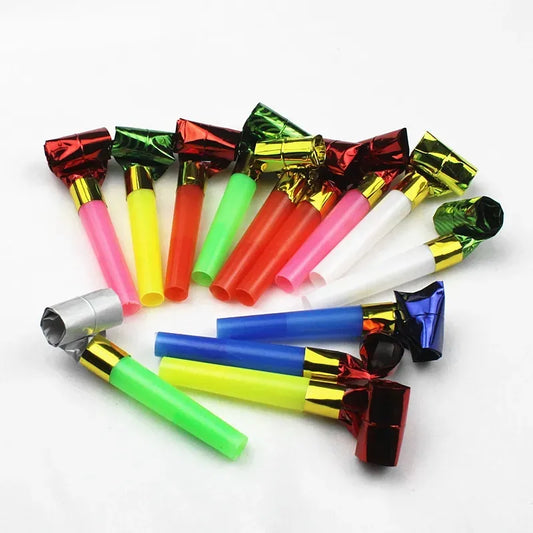 Silbato Espanta Suegras Pack X100 Metalizado