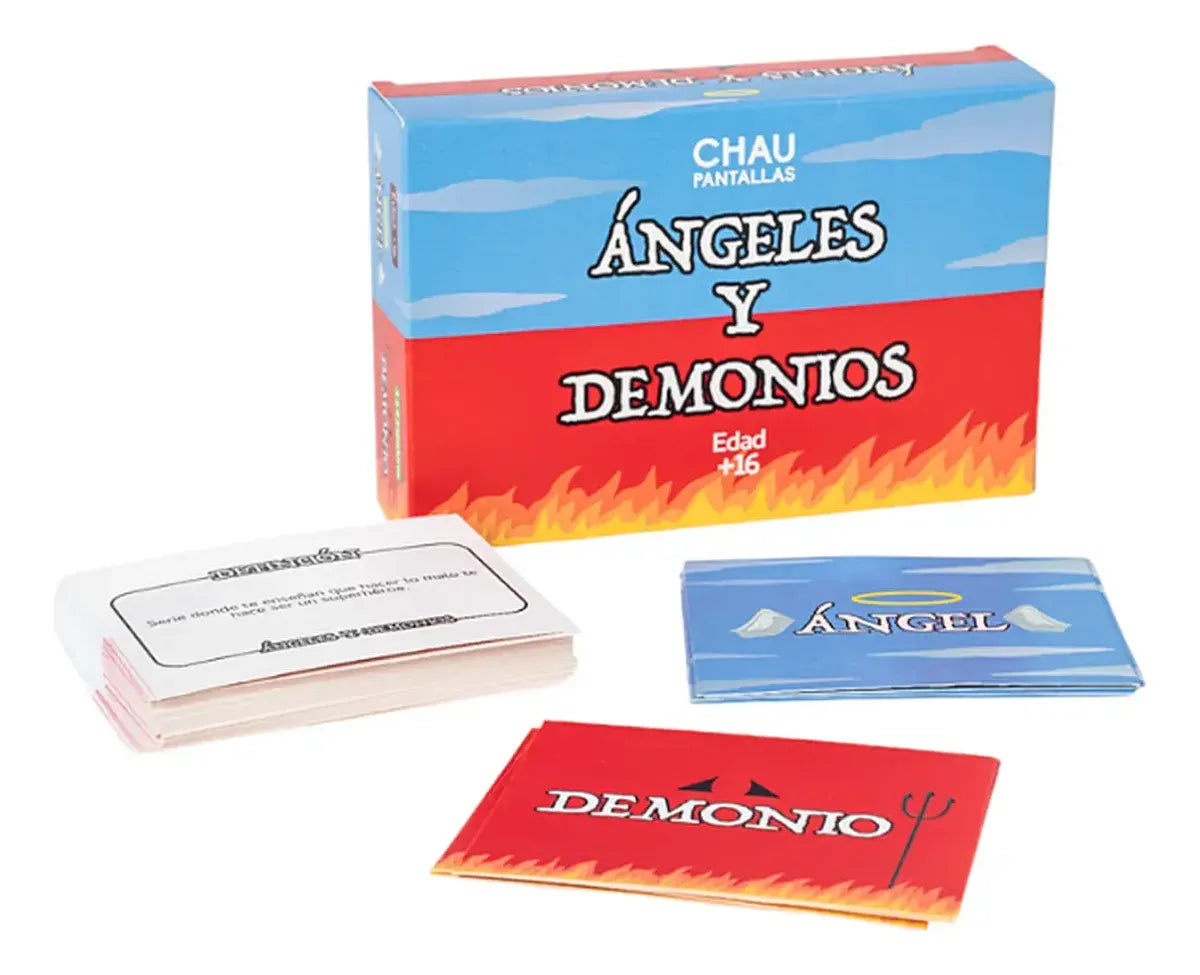 Juego Cartas Angeles Y Demonios Chau Pantallas