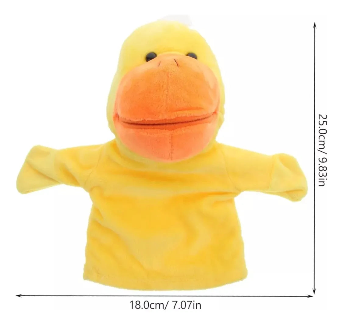 Títeres de Peluche Marionetas De Mano Animal 25cm