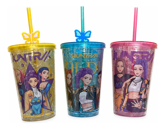 Vaso Con Sorbito De Las Guerreras Kpop