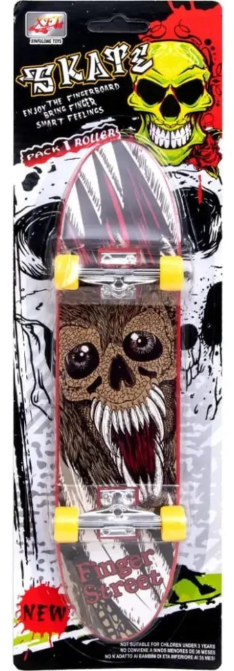 Juguete Patineta De Dedo Mano Grande 25cm