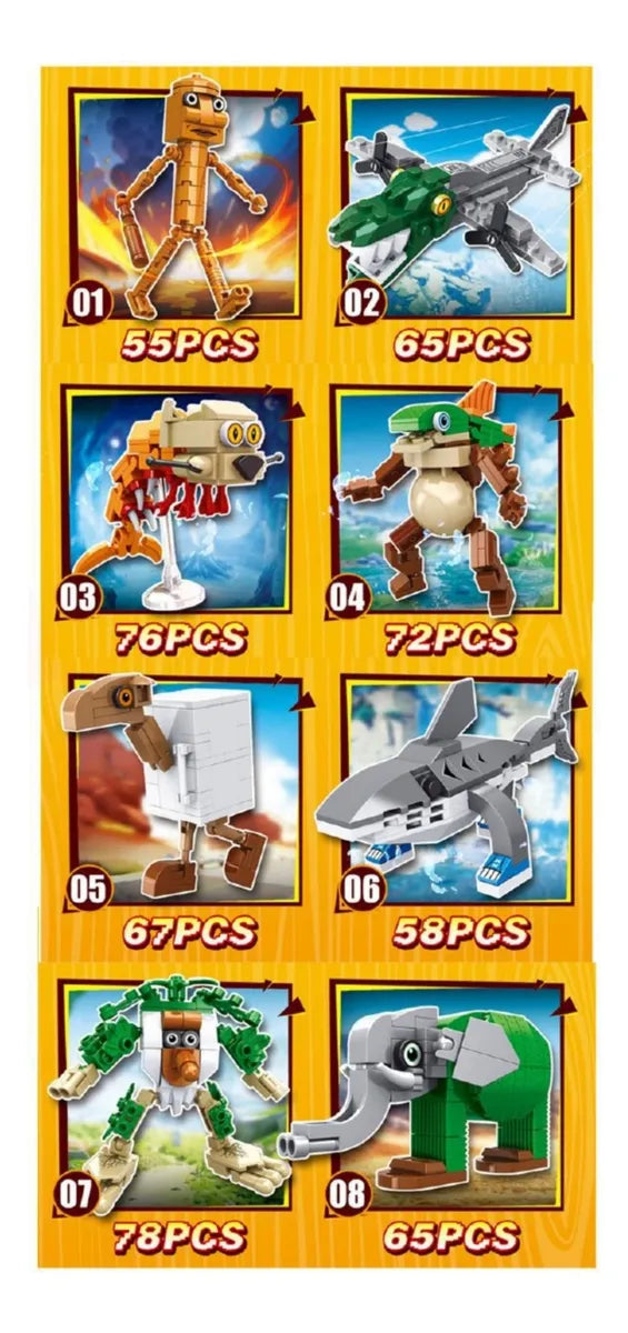 Bloques Para Armar Personajes Italian Brainrot