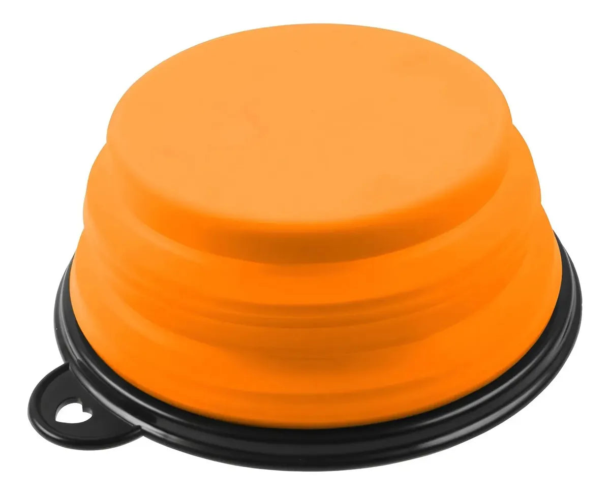 Plato De Goma Plegable Portátil Para Mascotas 350ml