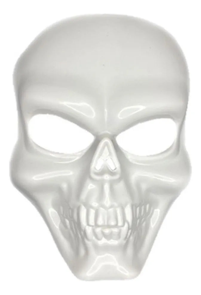 Mascara Calavera Blanca Halloween Disfraz Cosplay