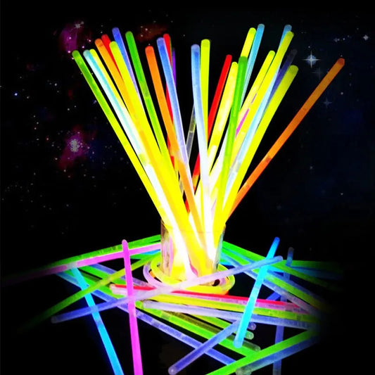Pulseras Químicas Pack X12 Fluorescente