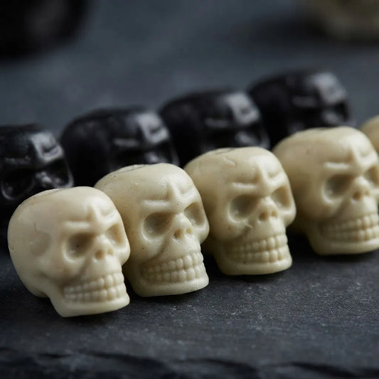 Calaveras Plásticas Decoracion Halloween 2CM SETX8