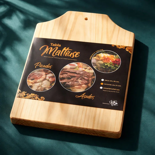 Tabla Multiuso De Madera Para Cocina 30x47 Cm