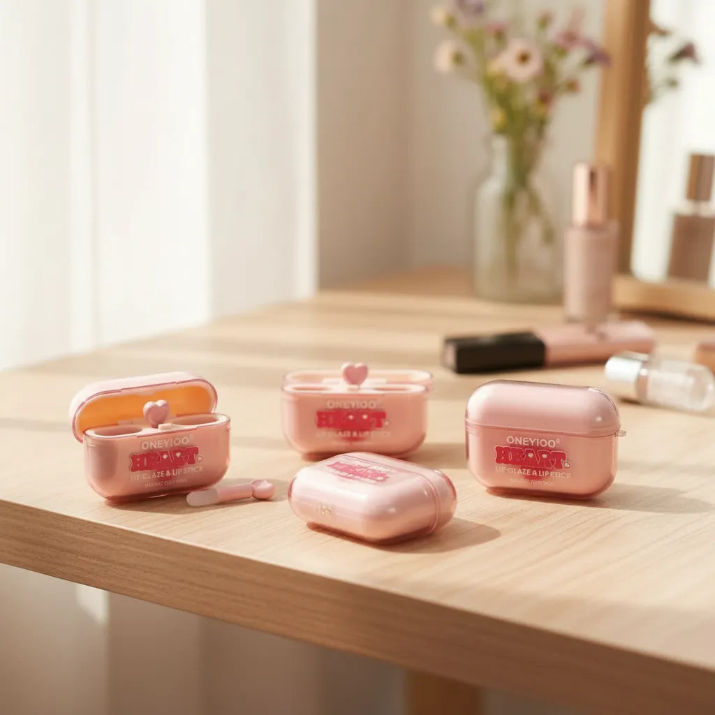 Brillo Labial Gloss Infantil En Estuche Airpods