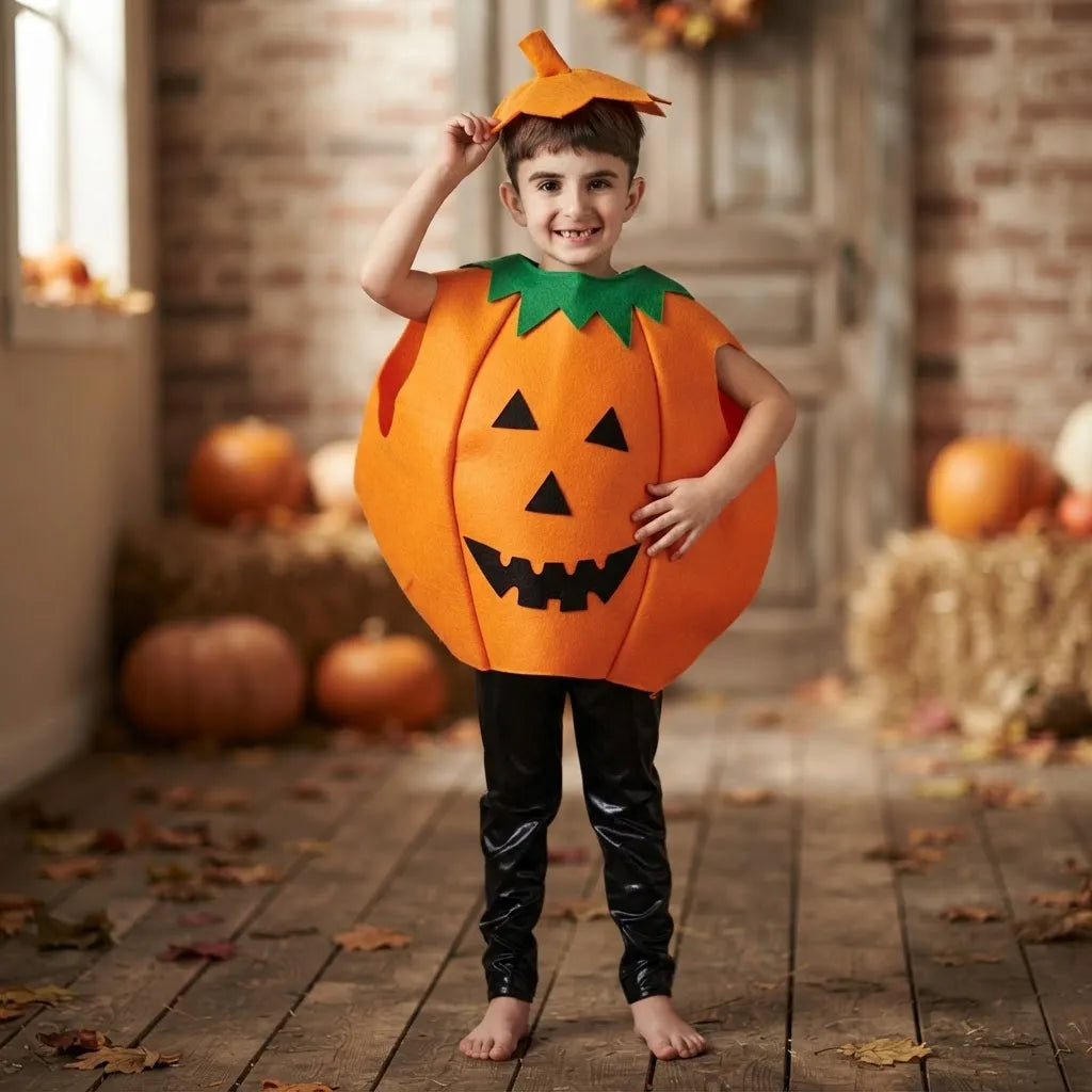 Disfraz De Calabaza Para Niños Halloween