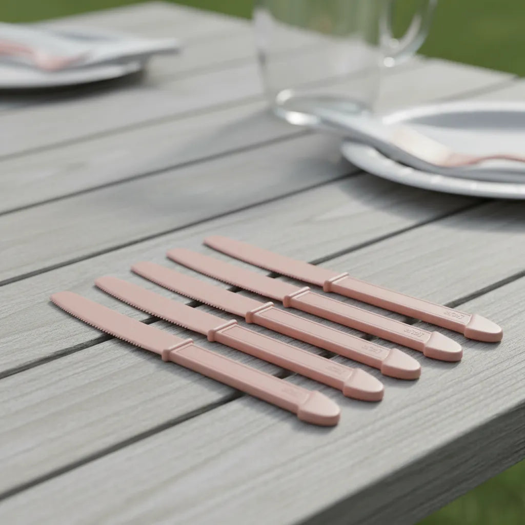 Set X6 Cuchillos Plásticos Pene Despedida Solteros