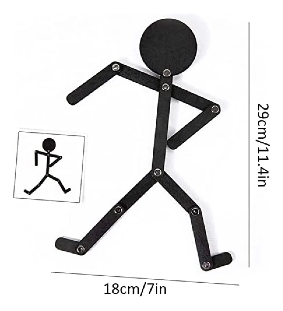 Wooden Man Rompecabezas Montessori Crea Posturas