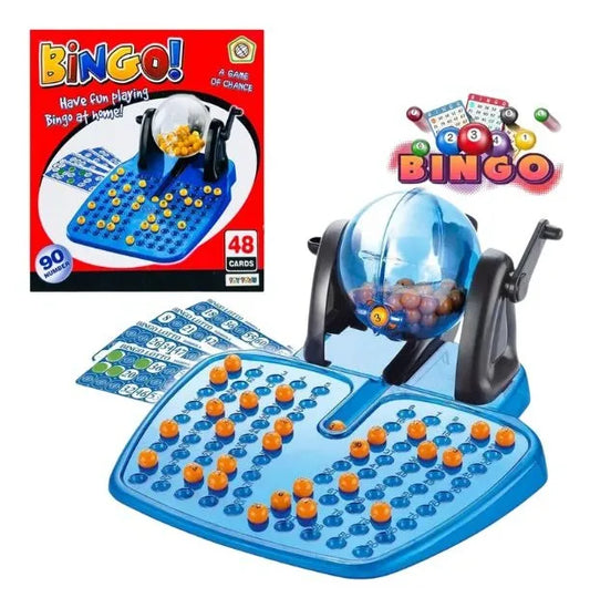 Juego De Mesa Bingo Con Bolillero Y Tablero