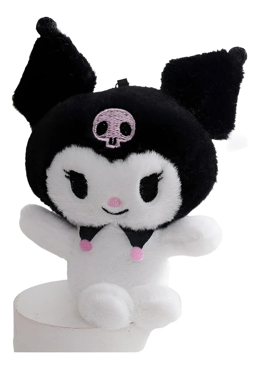 Llavero Kuromi Hello Kitty 14cm Negro O Lila