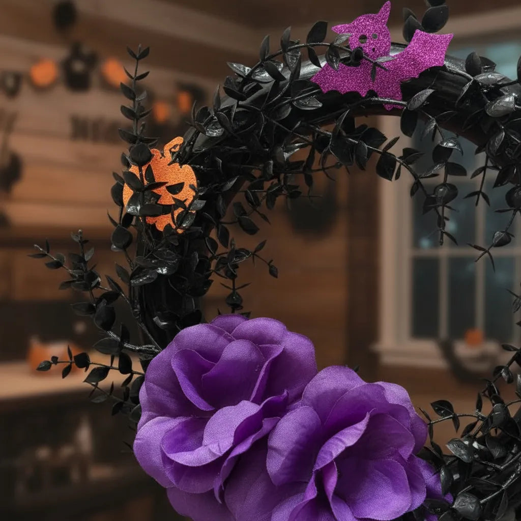 Corona Para Puertas Decoracion De Halloween