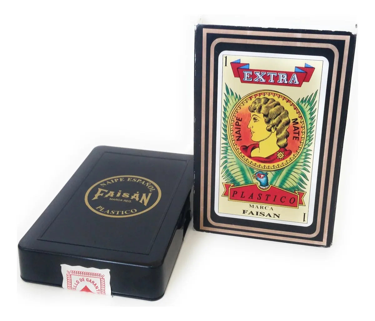 Baraja Española 100% Plástico, 40 Cartas Con Caja