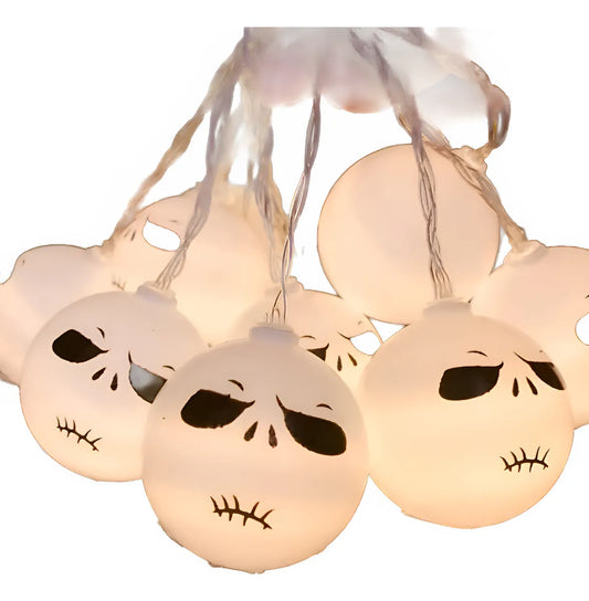 Guia De Luces Jack 2mts 20 Luces Deco Halloween