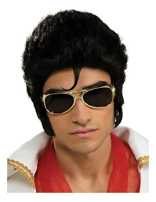 Lentes De Elvis Plateado O Dorado Disfraz Cosplay