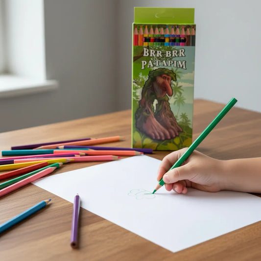 Lapices De Colores Italian Brainrot X12 Largos