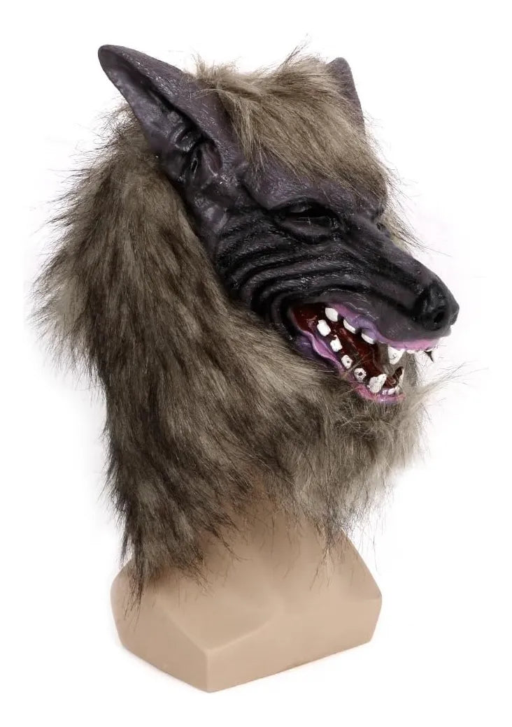 Mascara En Latex Hombre Lobo