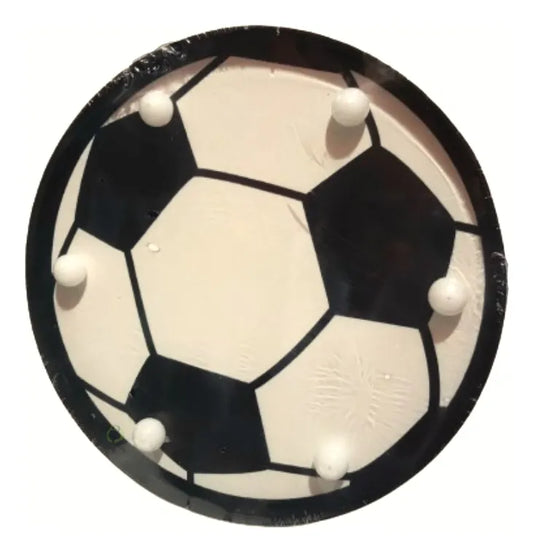 Veladora Luz Calida Pelota De Fútbol 17cm