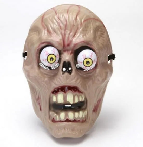 Mascara De Zombie Ojos Saltones Plástico