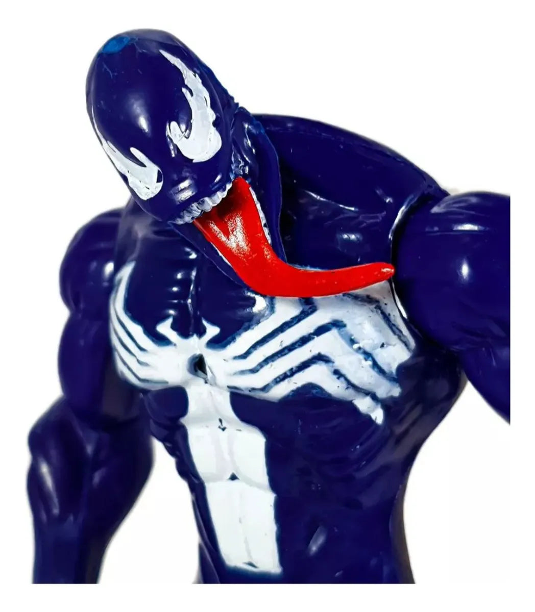 Figura De Acción Venom Articulado Con Luz 17 Cm