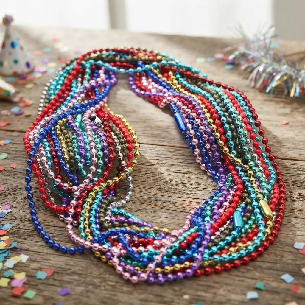Collar De Perlas Pack X12 Cotillon