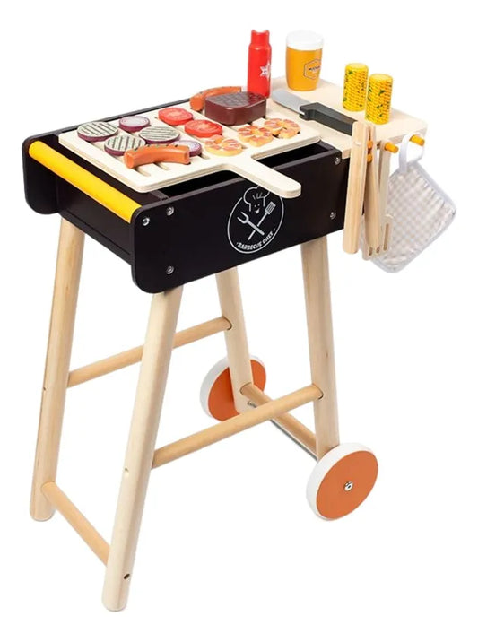 Barbacoa En Madera Montessori 50cm 20 Pcs Cocina