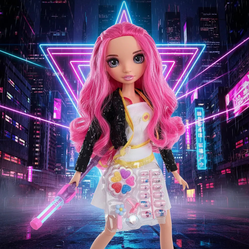 Muñeca Guerrera Kpop Mira 60cm Con Accesorios