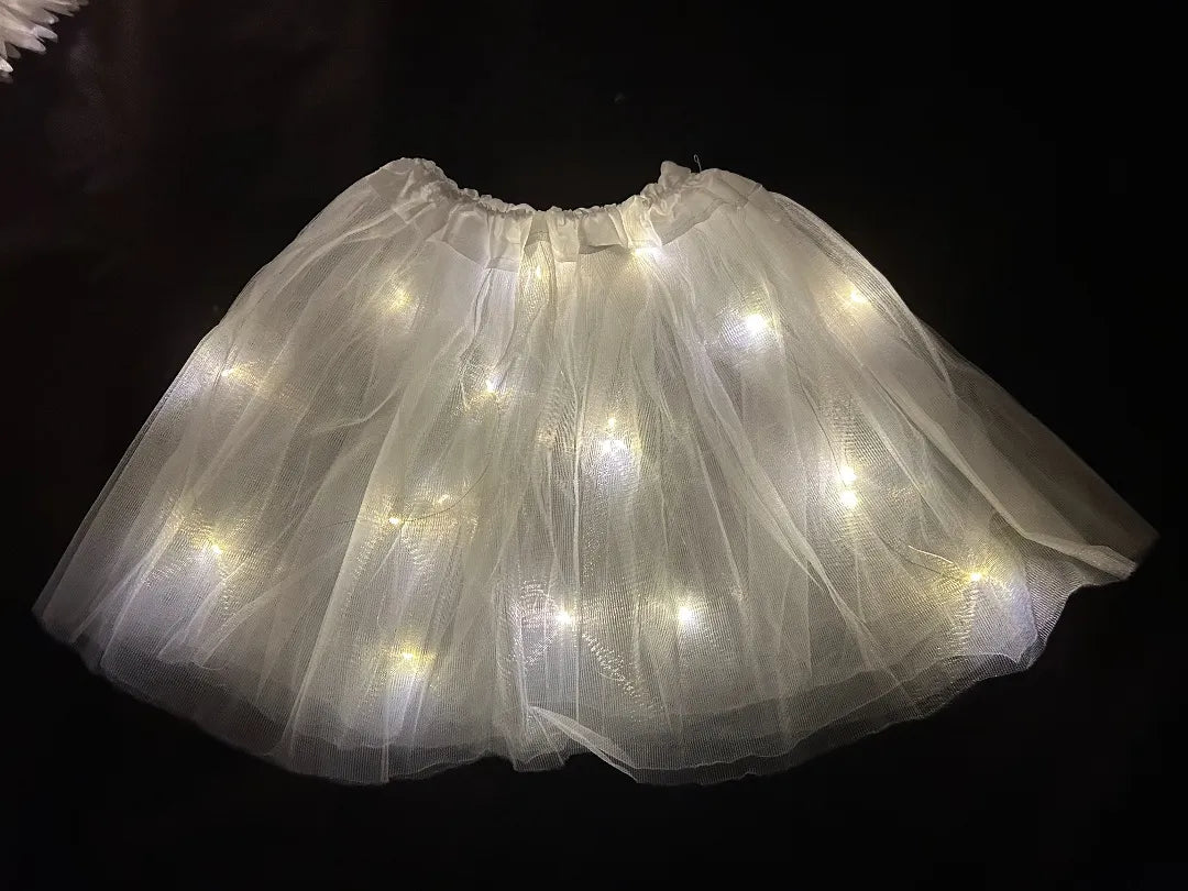 Set De Angel Con Luz Disfraz Cosplay
