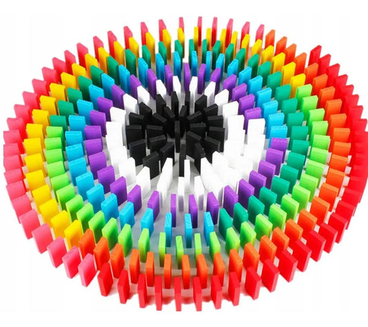 Domino En Madera De Colores 360pcs Montessori