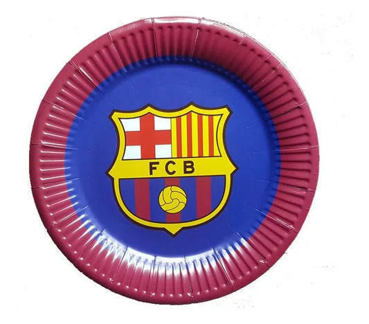 Set De Platos Descartabales X10 Barcelona 23cm
