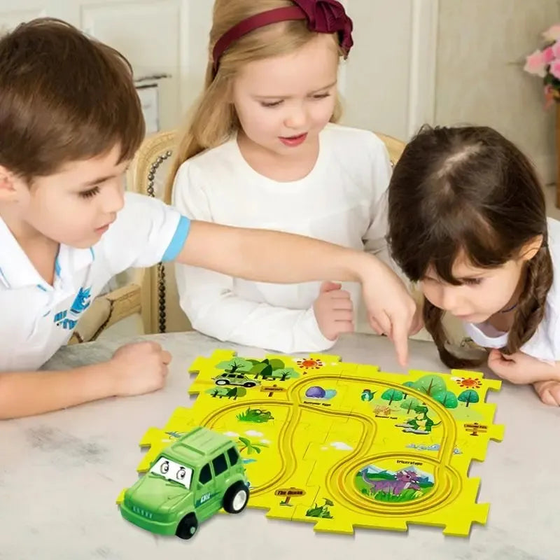 Puzzles Rompecabezas 15 Pcs Con Movimiento A Pila
