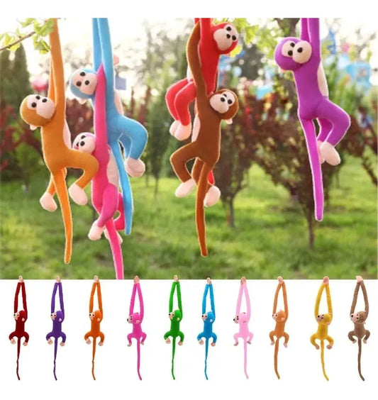 Peluche Mono Colgante Sonido 60cm Varios Colores