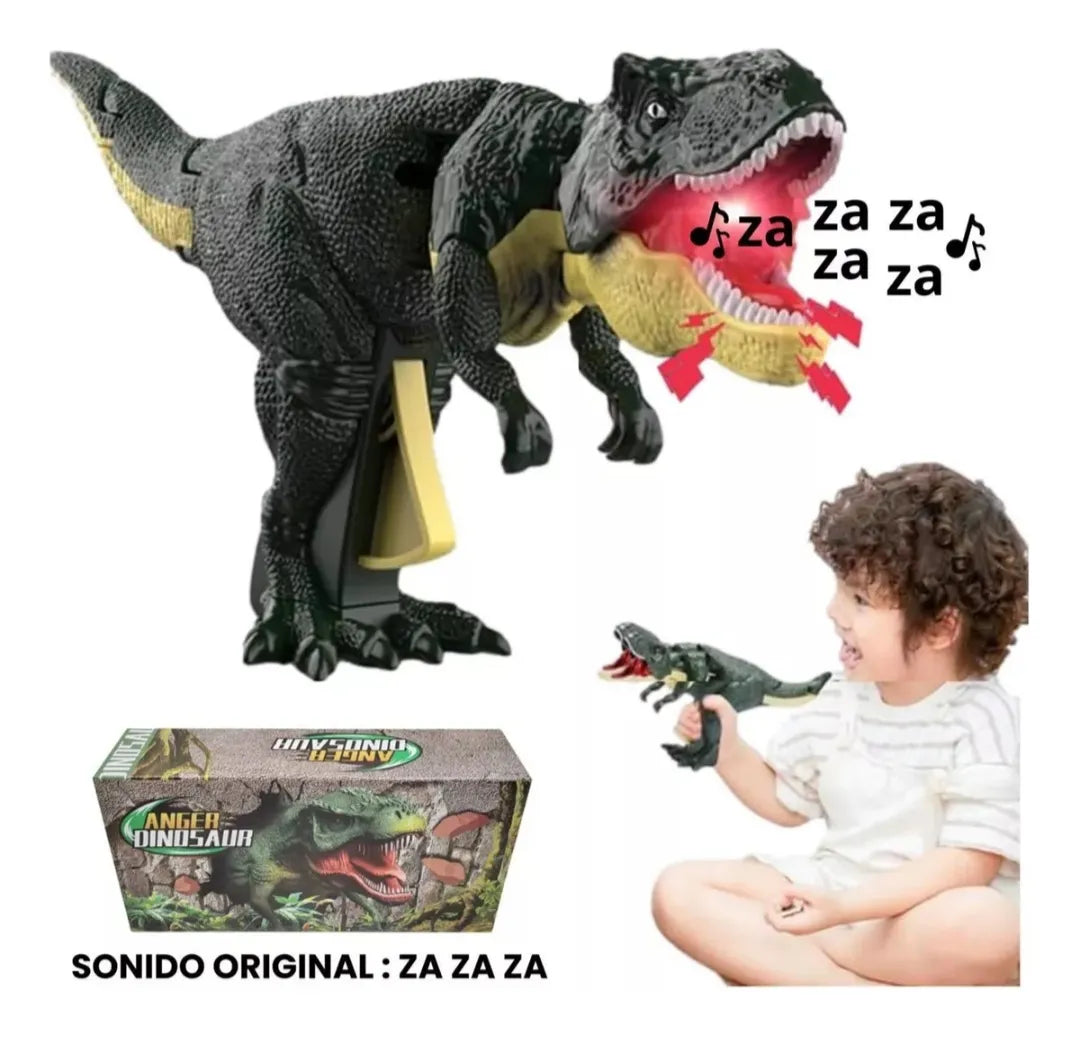 Dinosaurio Za Za Za Trex Con Luz Y Sonido Pistola