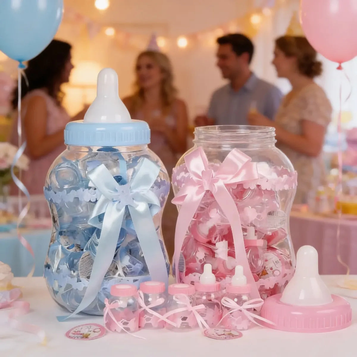 souvenir Mamadera gigante Para Baby Shower Con 30 Biberones