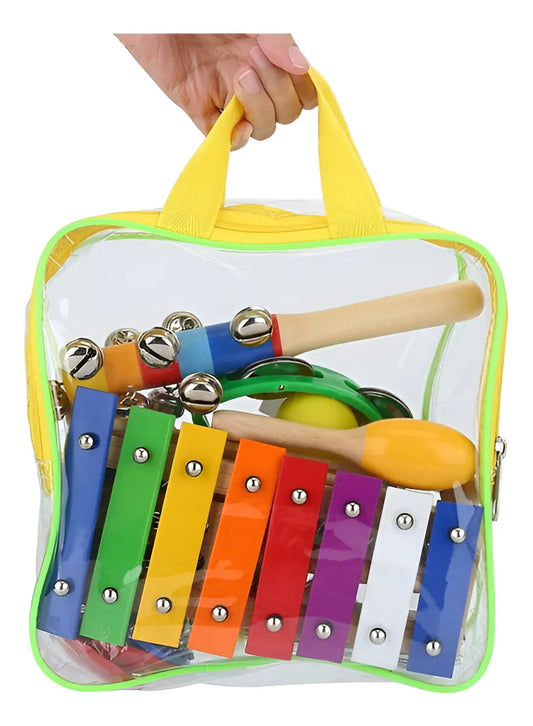 Set 17 Instrumentos Musicales Montessori Mochila