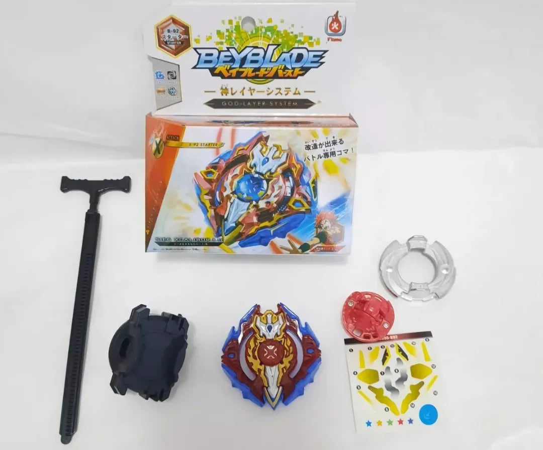 Beyblade Storm Gyro Sieg Xcalibur Con Lanzador
